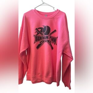 NWOT Neon Pink Softball sweater XL